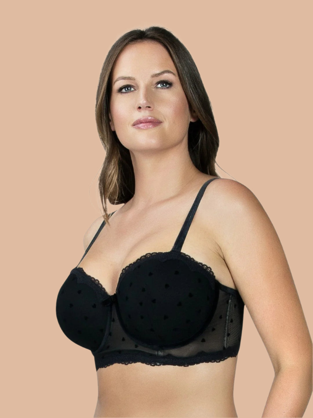 Lily Padded Balconette Bra - Racing Red