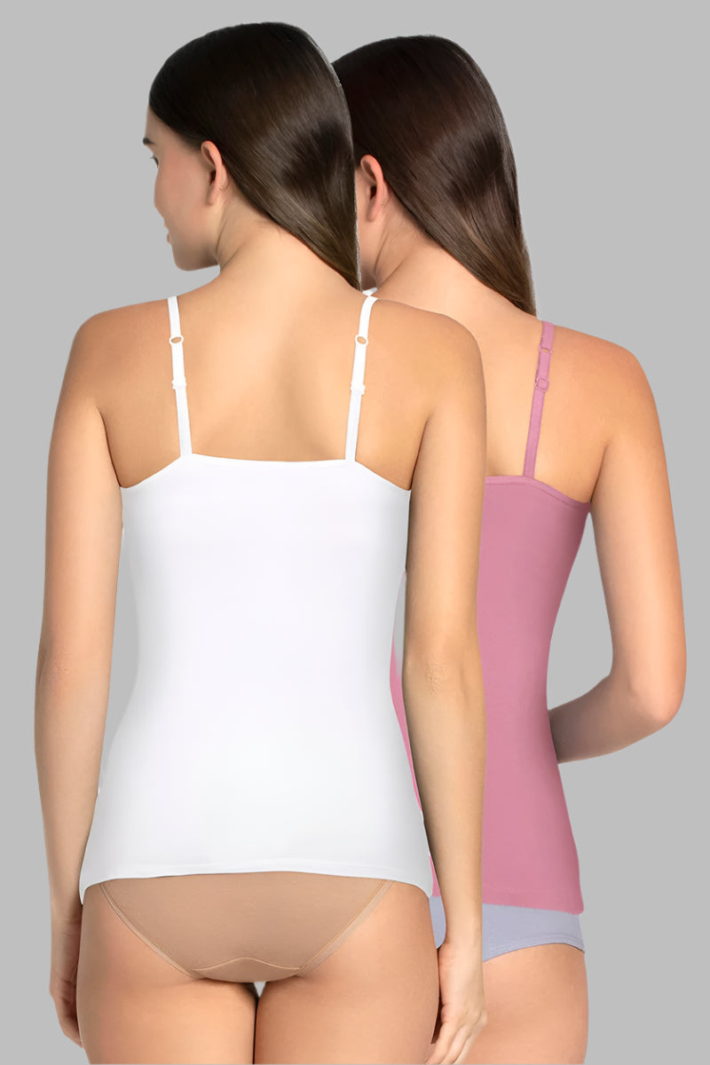 Straight Neck Camisole (Pack of 2)