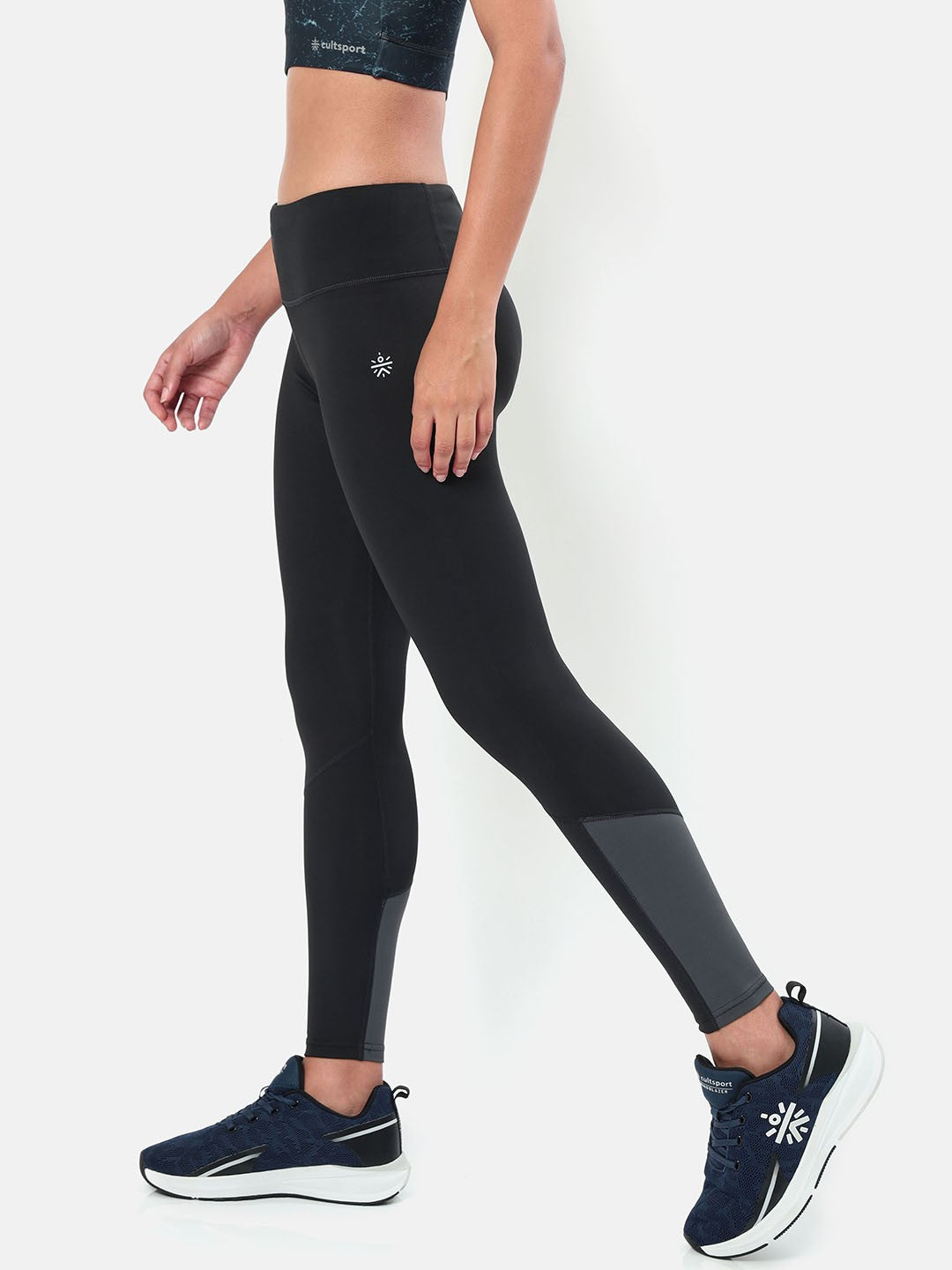 Contrast Bottom Absolute Fit Sports Tights