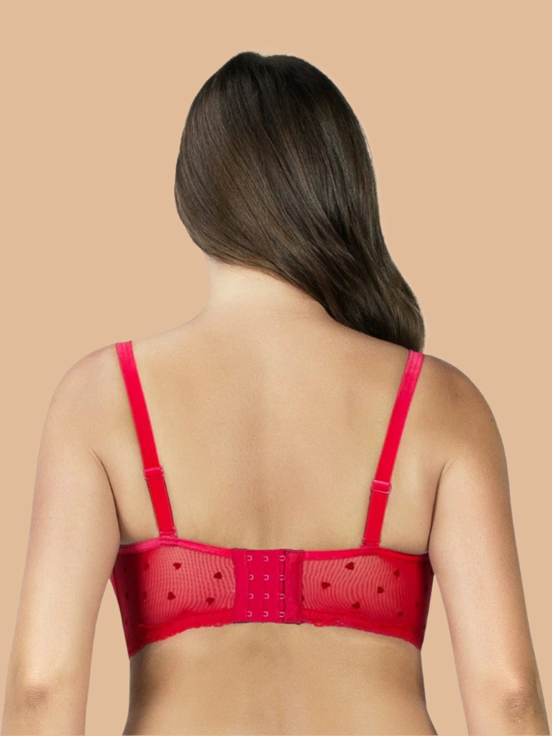 Lily Padded Balconette Bra - Racing Red