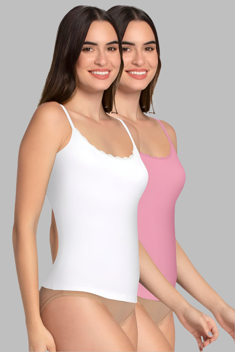 Straight Neck Camisole (Pack of 2)