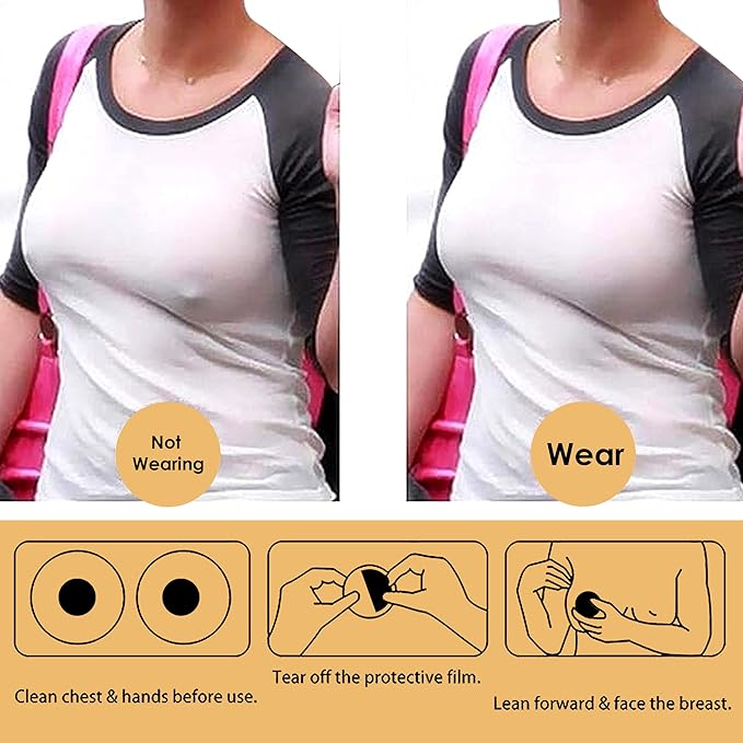 Reusable Silicone Nipple Covers for Women (2 Pair)
