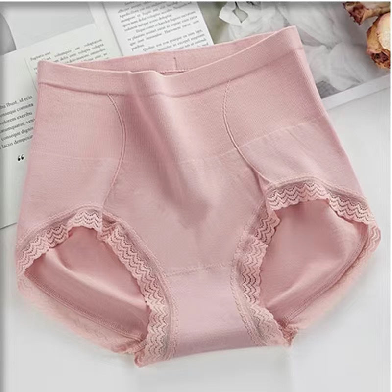 Breathable High waist Lace Panty (Pack of 4)