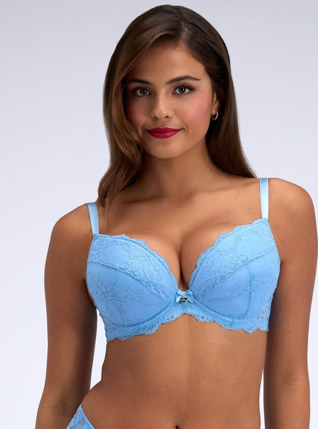 Mollie Lace Padded Plunge Bra