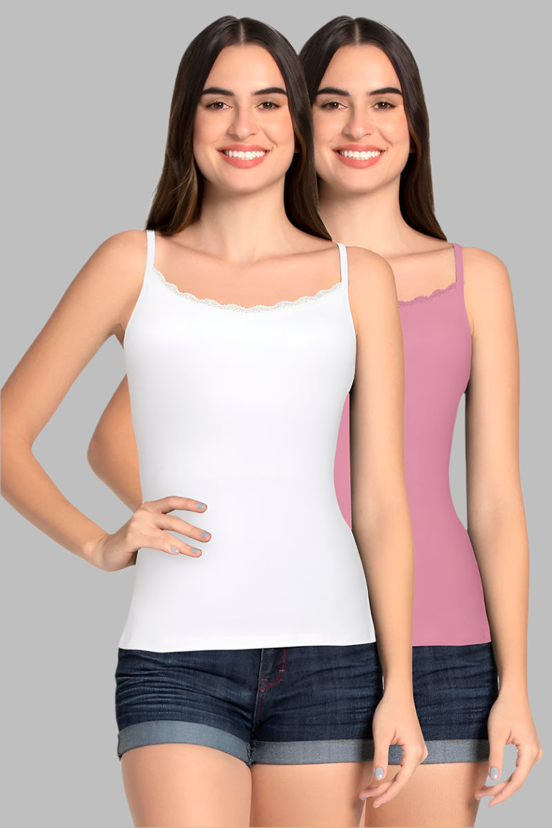 Straight Neck Camisole (Pack of 2)