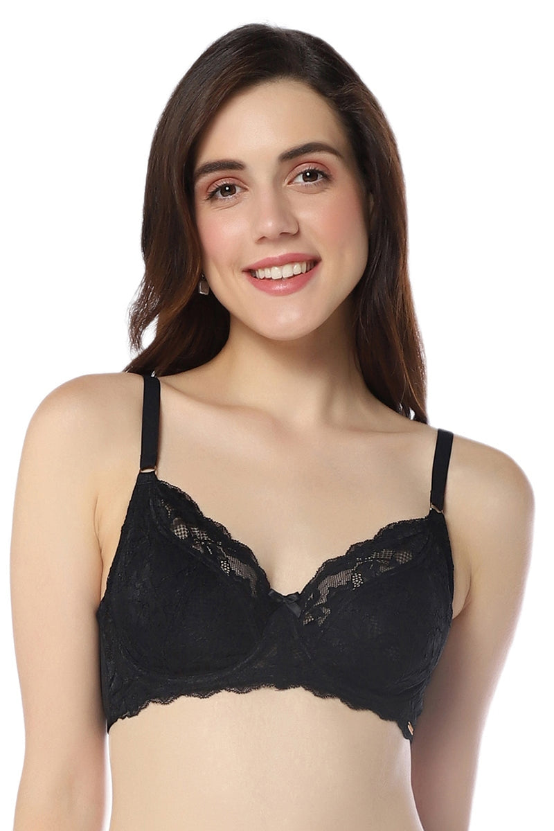 Amante Non-Padded Wired Bra – Black