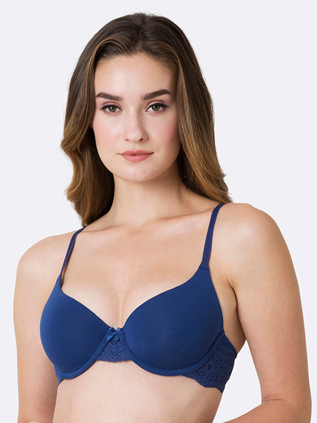 Van Heusen Antibacterial Padded T-shirt Bra - Blue