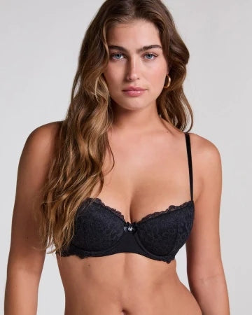 Catherine Padded Underwired Bra - Caviar