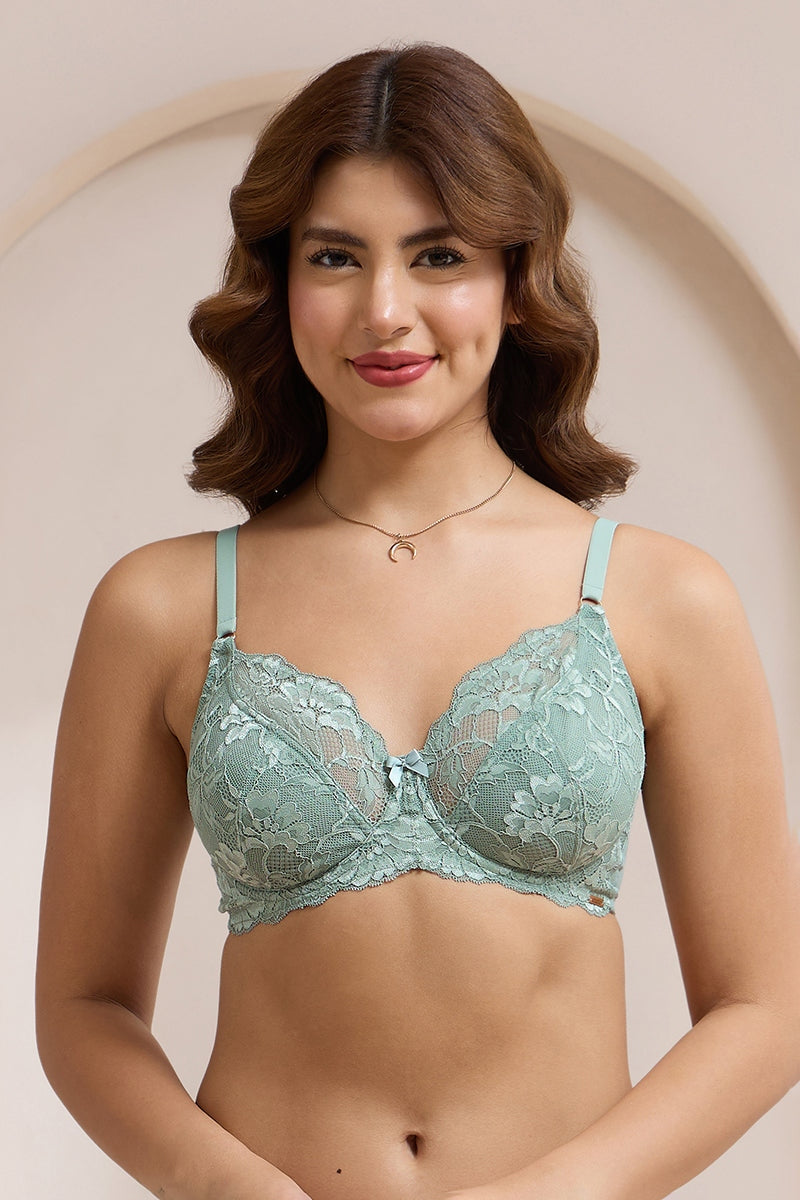 Non-Padded Wired Bra – Green