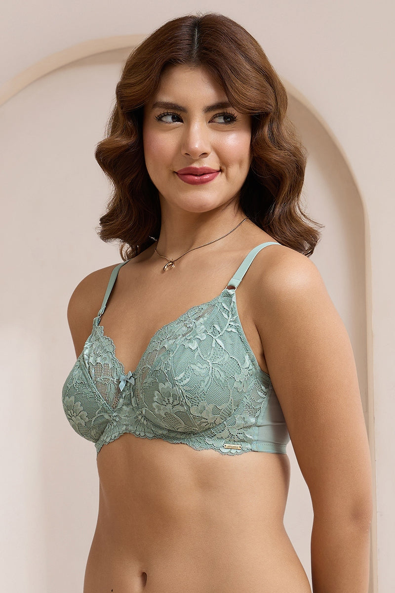 Non-Padded Wired Bra – Green