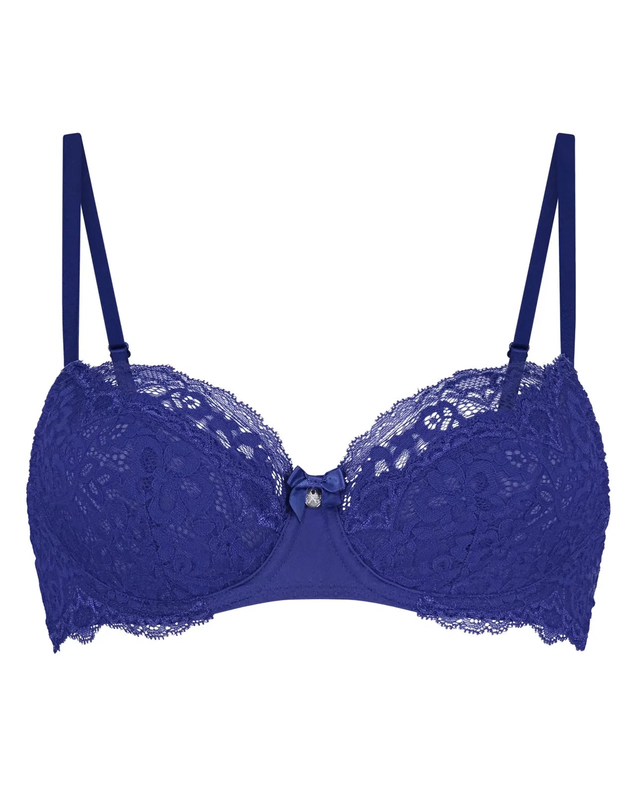 Blue Non-Padded Underwired Bra
