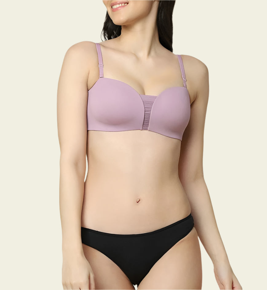 Triumph bras, Flex Smart Life Bra, Wireless Padded, bras, padded bra, minimizer bra, bridal bra and panty, sexy lingerie, wired, non-padded, bra for women, ladies innerwear, panties, Buy bras online in India at Pure Lingerie, 20% off, discount, 34/75B, 36/80B, 34/75C, 36/80C