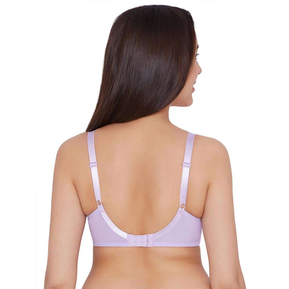 Non Padded Wired Full Cup Bridal Bra - Lavender