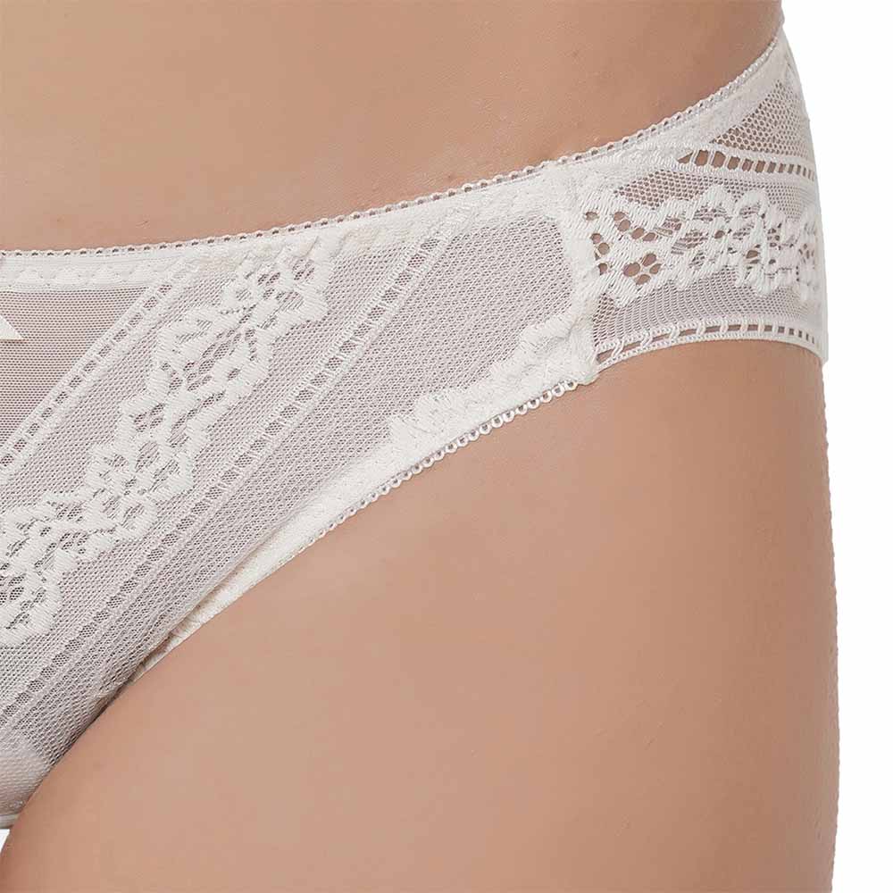 Low Waist Bridal Panty - Ivory