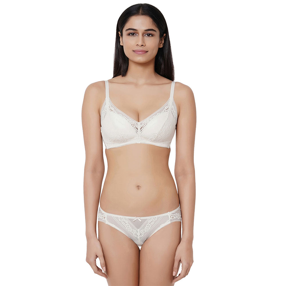 Low Waist Bridal Panty - Ivory