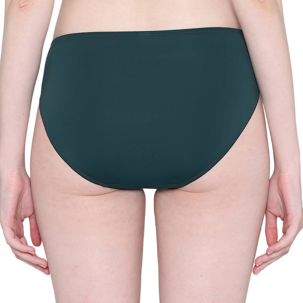 Low Waist Bridal Panty - Dark Green