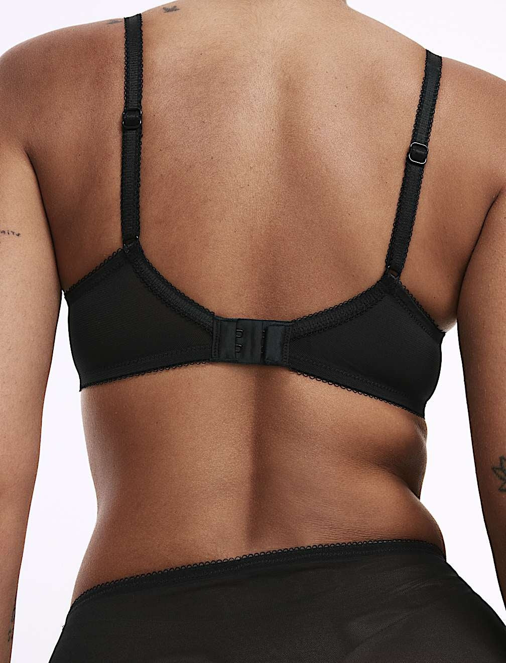 M&S Non-Wired Padded Full Cup Bra - Black