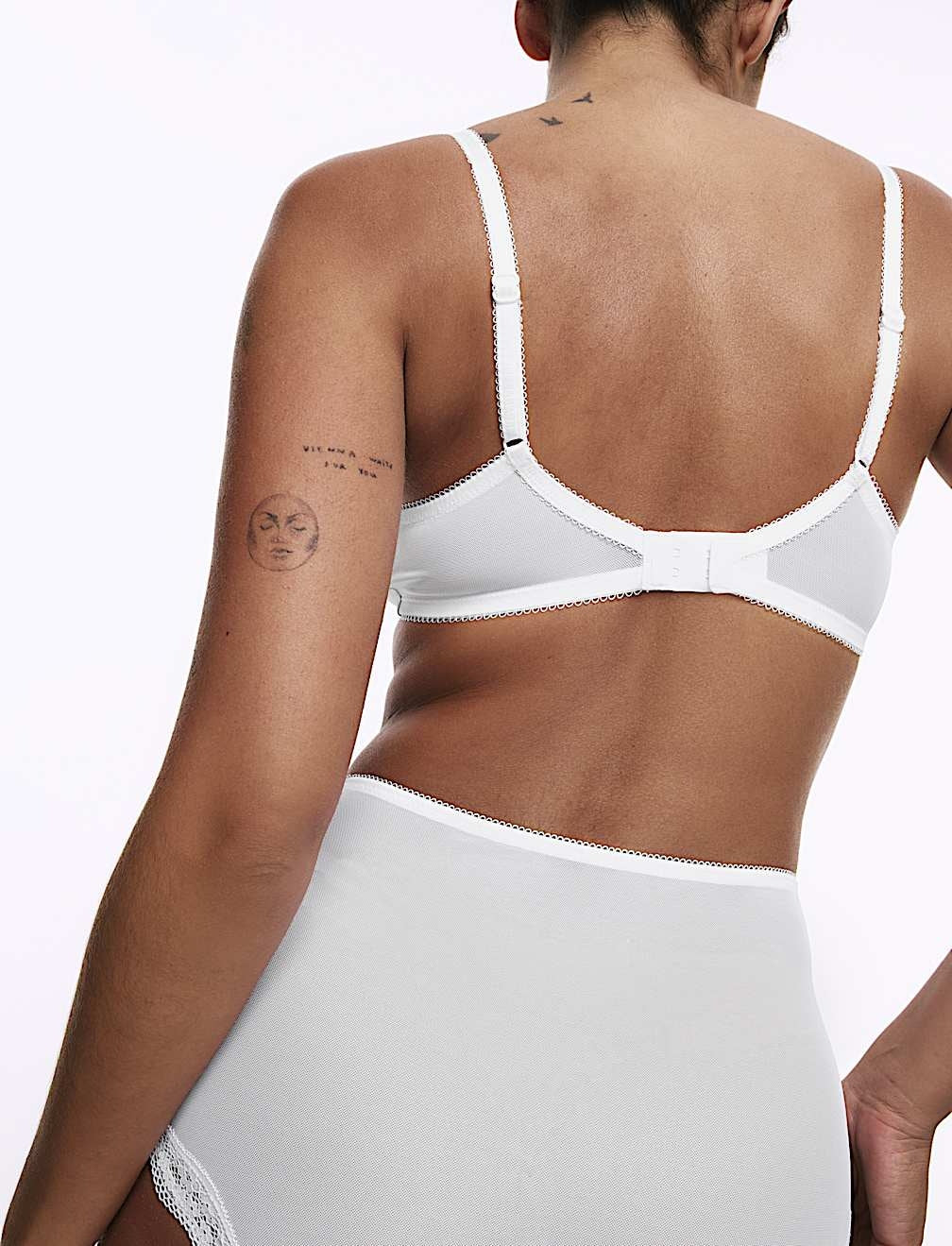 M&S Non-Wired Padded Full Cup Bra - White