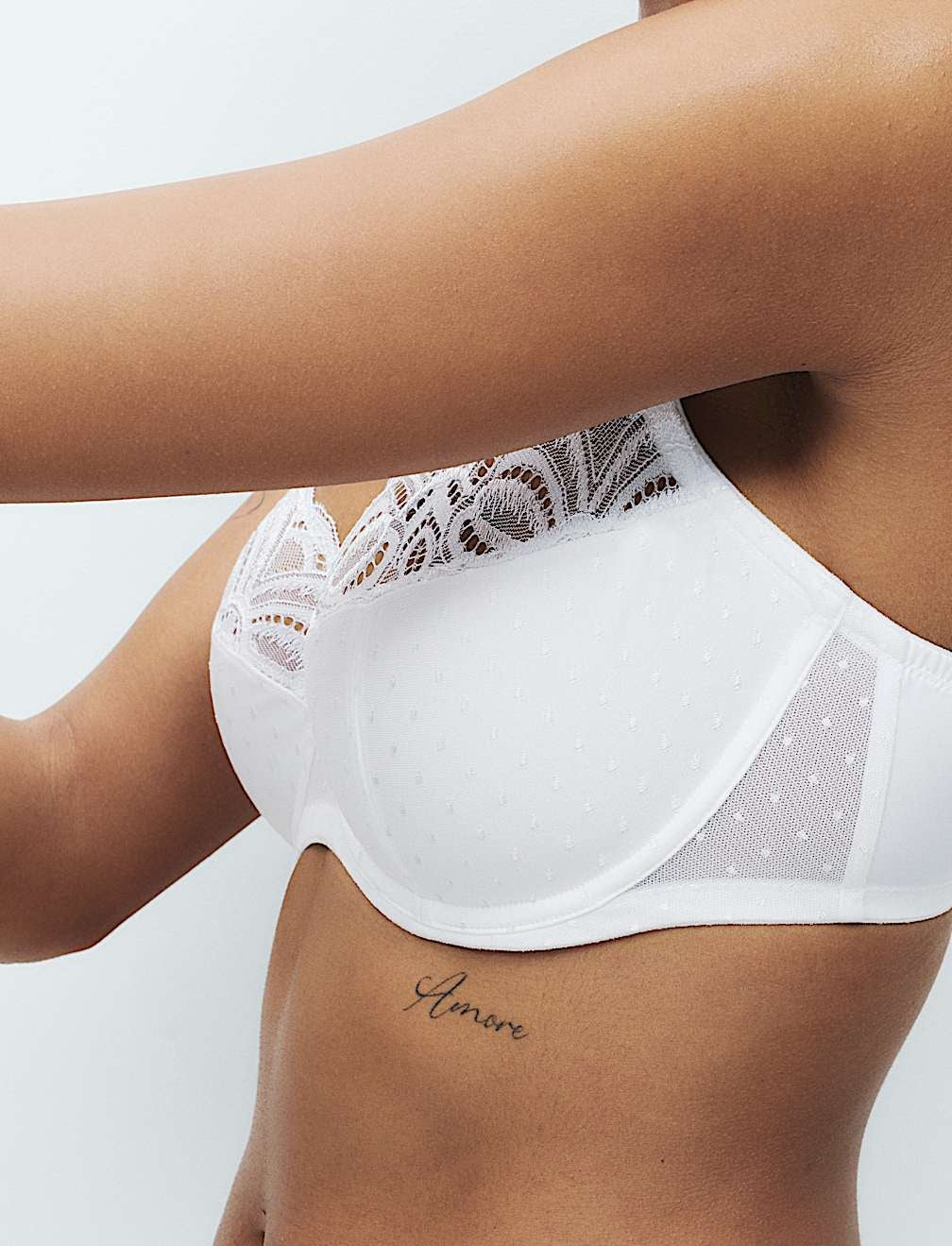 Lace Wired Full Cup Bra