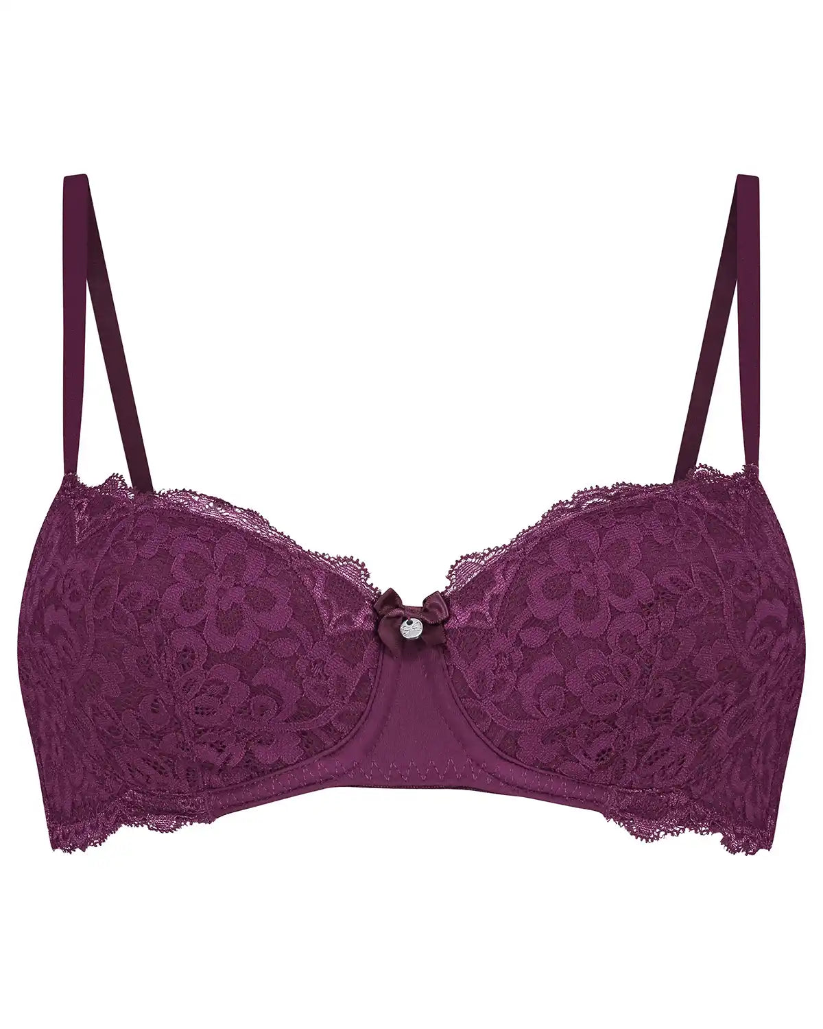Purple Padded Underwired Bra