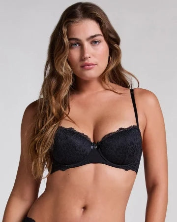 Catherine Padded Underwired Bra - Caviar